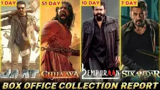 Today's Box Office Collection Report | jaat, Sikandar, chava, empuraan collection