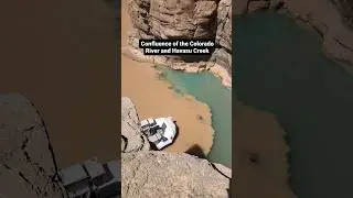 Confluence of the Colorado River and Havasu Creek