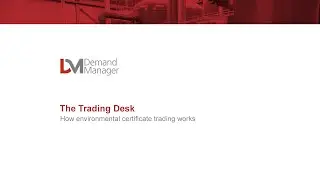 How environmental certificate trading works - by Demand Manager
