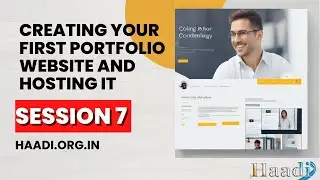 Creating Your First Portfolio Website and Hosting it | Haadi Organization