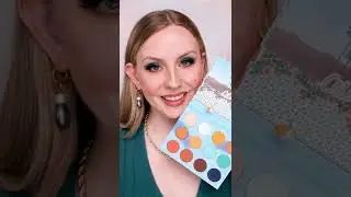 ColourPop In the Springs Tutorial Eye Makeup Eyeshadow Look Palette Blue Palm Spring