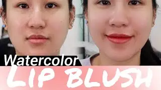 Watercolor Lip Blush For My Lovely Client | Semi-permanent Lip Tattoo
