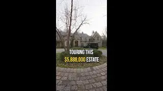 Touring this $5,888,000 home's beautiful grounds! #shorts