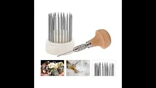 NIUPIKA 23pcs Beading Tools Set Graver Beader for Jewelry Diamond Stone Setting Graver Tool DIY