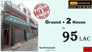 Ground+2 house in Sector 5-C/2 North Karachi