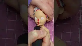 Making a #doll based on the real life #annabelle #halloween #custom #diy #art #repaint