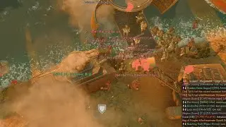Foxhole War 81 Port of Rime Nuke attempt Warden Perspective