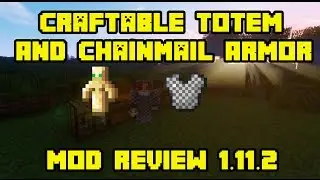 Craftable Totem And ChainMail Armor Mod REVIEW Minecraft 1.11.2 en Espa&ntilde;ol