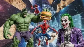 Unexpected Team Up 💔 Spider-Man & Hulk Entered A Video Game! They Fought Joker To Win Now