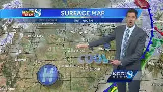 Videocast: Strong winds bring front into Iowa today