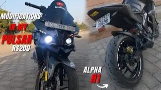 Modification of my Pulsar RS200 || Modified RS200 || Modification #modified #modification
