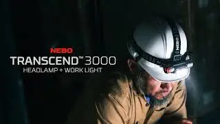 NEBO Transcend 3,000 LUMEN HEADLAMP + DETACHABLE WORK LIGHT