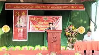 Bí thư thôn lạc Trung. Dự hội nghị tổng kết hội nông dân. Năm 2025