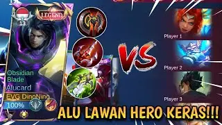 ALU LAWAN HERO BATU!!!  GAMEPLAY ALUCARD TOP GLOBAL | MLBB