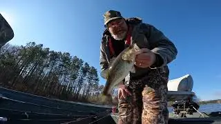 Fishing a spoon and blade cold weather deep water