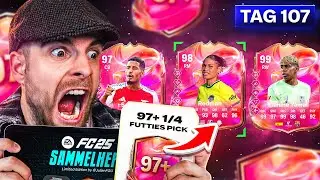 97+ PICKS & 500k PACK 😱🔥 Can I COLLECT ALL CARDS in EA FC 25?! DAY 107🥼🧪