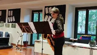 Luigi Di Cesare -  Black Mistery  per saxofono baritono solo- Isabella Stabio sax