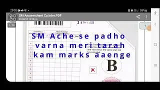 CA Inter MAY 25 Certified copy FM-SM I64mksI grace marks mile kya??