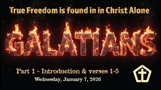 Discipleship - Galatians Pt. 1 (Intro & vv1-5) Coram Deo Bible Church, Joplin MO (Missouri)