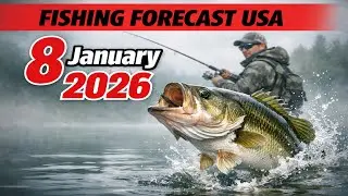 FISHING FORECAST in the USA on 8 January 2026: Time to hit the Water!