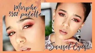 SUNSET EYES | Morphe 3502 palette!