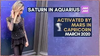 Saturn in AQUARIUS | Saturn Return & ACTIVATION by Mars in Capricorn with Uranus in Capricorn 🌪️♒