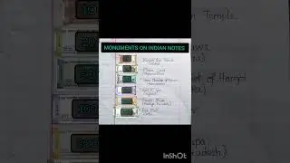 Historical Monuments on Indian Notes|Monuments on Indian  currency|Monuments on Indian  Rupees|