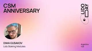 CSM Anniversary | Dmitriy Gusakov | Lido Day 2025