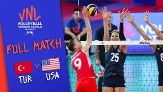 Turkey 🆚 USA - Full Match | Women’s Volleyball Nations League 2019