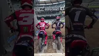 Eli Tomac VS Jett Lawrence ANAHEIM 2 #supercross #motocross #sx #mxgp #supercrosslive #mx #yamaha