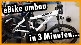 DIY EBike umbau in 3min 1000w 48V - Anleitung 1500W Kit
