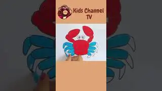 How To Color Crab #shorts  #kids #colouring