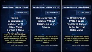 AI Tech News: Monday, January 5, 2026 at 09:18 PM #QixNewsAI