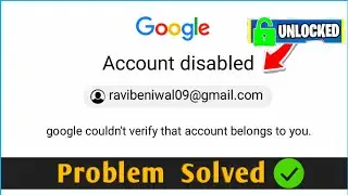 How to recover disabled / banned gmail Google account 🔥 completely🔥| Tech Field
