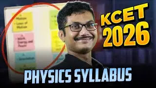 KCET 2026 PHYSICS ⚡ | Exam Pattern + Syllabus Complete Guide!
