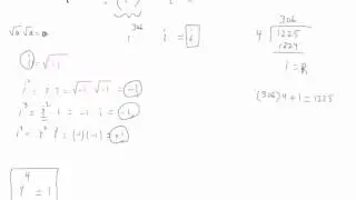 Solution to Problem 19a Take Home Test 3 Intermediate Algebra - Simplify complex number i