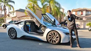 I STOLE HIS BMW i8!