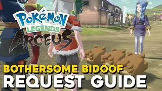 Pokemon Legends Arceus Bothersome Bidoof Request Guide (All 3 Bidoof Locations)