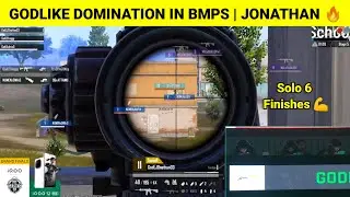 Godlike Domination In School Area Zone At BMPS 2024 💛 | Jonathan Is On Fire 🔥