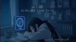 【BGM 1時間】am 1:00 ｜夜を奏でるPOPな集中時間 - Twinkle Night Lo-fi 🌃 🫧 [Work, Study, Sleep] #log 01