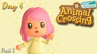 ACNH Day 4 ♡ Got the shop, museum and new houses built! Part (2/2)
