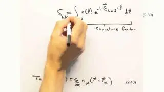 Solid State Physics in a Nutshell: Topic 3-4: Structure Factor