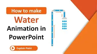 How to make fluid animation in pipe in PowerPoint