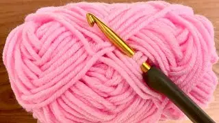 Это так ПРОСТО! Удивительный узор крючком, который вам ПОНРАВИТСЯ! БЫСТРАЯ и легкая вязка крючком