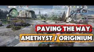 Paving the way | Place electric mining rigs on the amethyst ore / originium mining rigs mining spot