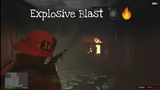 GTA V | Explosive Blast😱 in FIB Building | Michael's Secret Cleaning Skills