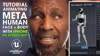 Unreal Engine MetaHuman ~ Testing Perception Neuron Studio Suit + Live Link Face app + iPhone X