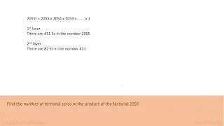 AMC Made Easy: Counting 9 - Terminal Zeros by Year 2 Olivia Yip