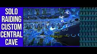 ARK - Online Raiding Central Cave Solo on Monster Fibercraft