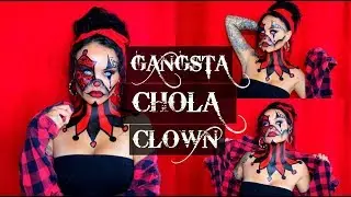 GANGSTA CHOLA CLOWN MAKE-UP TUTORIAL // by Lady Voo Doo